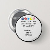 Stellen Sie Ihren eigenen Knopf her! Button (Vorne & Hinten)