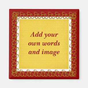 Stellen Sie Ihren eigenen Magneten her (Moosbeere) Magnet