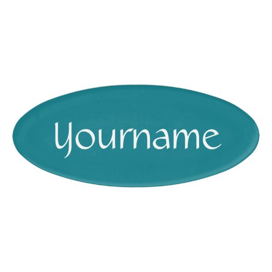 Stellen Sie Ihren eigenen Namensschild her Namenschild (Vorderseite)