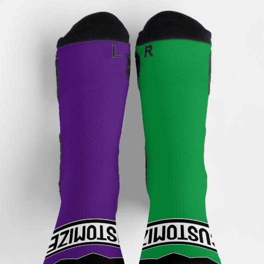 Stellen Sie Ihren eigenen Personalisierten Text un Socken (Oben)