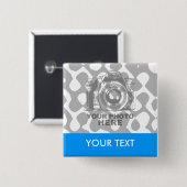 Stellen Sie Ihren eigenen quadratischen Button (Vorne & Hinten)