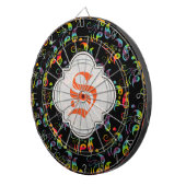 Stellen Sie Ihren eigenen Regenbogen Paisley her Dartscheibe (Vorderseite rechts)