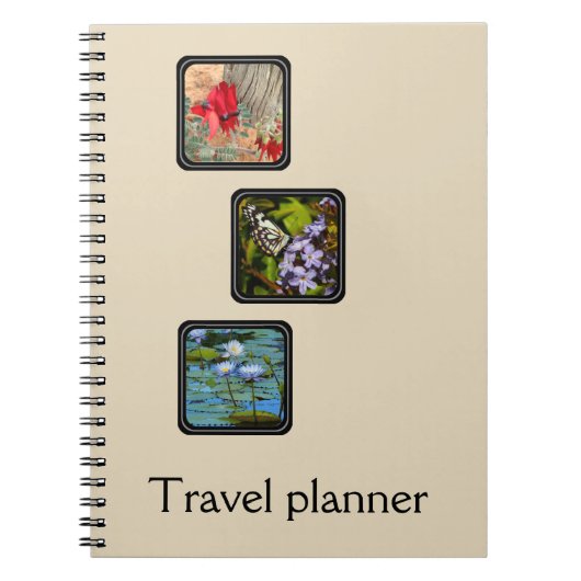 Stellen Sie Ihren eigenen Reiseplaner her Notizblock (Vorderseite)