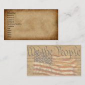 Stellen Sie Ihren eigenen Visitenkarte (Vorne/Hinten)