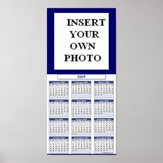 STELLEN SIE IHREN KALENDERPOSTER EIN POSTER (Vorne)