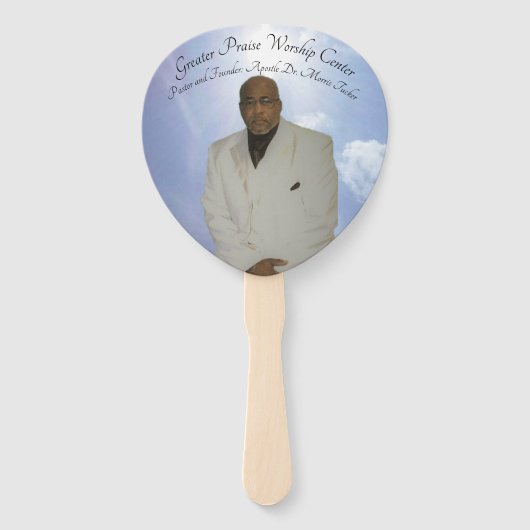 Stellen Sie Ihren Kirchenfan individuell ein Fächer (Vorderseite)