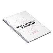 Stellen Sie Ihren Nachrichtenstuhl ein Notizblock (Rechte Seite)