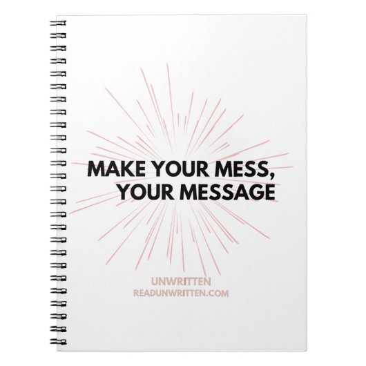 Stellen Sie Ihren Nachrichtenstuhl ein Notizblock (Vorderseite)