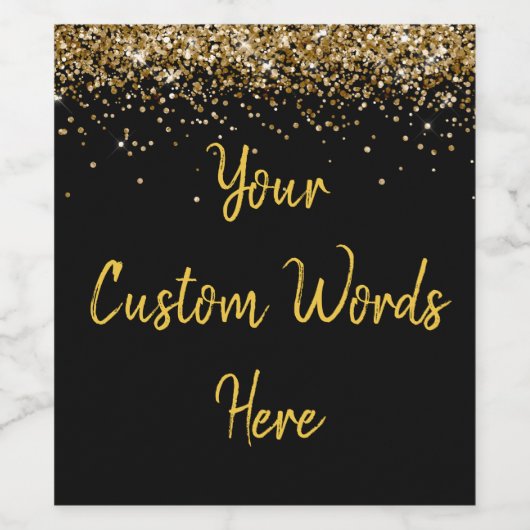 Stellen Sie Ihren Text hier ein Personalisiertes B Weinetikett (Einzelnes Label)