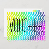 Stellen Sie Ihren Voucher mit Text, Zeichen, Bild  Postkarte (Vorne/Hinten)