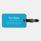 Stellen Sie Instagram Gepäckanhänger (Rückseite horizontal)