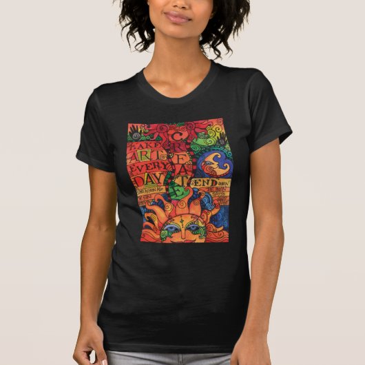 Stellen Sie Kunst-T-Shirt her T-Shirt (Vorderseite)