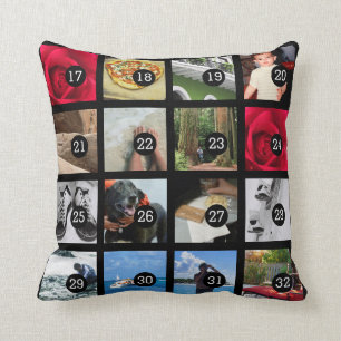 Stellen Sie leicht Ihr eigenes Foto-Kissen mit 32 Kissen
