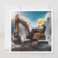 Stellen Sie mein Gesicht in das Bild, Bagger, Bagg