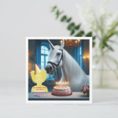 Stellen Sie mein Gesicht in das Bild, einhorchen u Karte (Stehend Vorderseite)