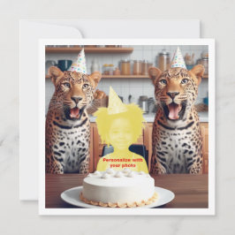 Stellen Sie mein Gesicht in das Bild, Leoparden un Karte