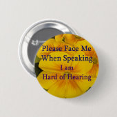 Stellen Sie mich bitte stark des Anhörungs-Knopfes Button (Vorne & Hinten)