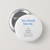 Stellen Sie mich ein Button (Vorne & Hinten)