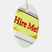 Stellen Sie mich ein! Keramikornament (Rechts)