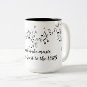 Stellen Sie Musik-Tasse her Zweifarbige Tasse (VorderseiteRechts)