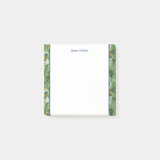 Stellen Sie Notizen für Pfauenfeathers ein (Vorderseite)