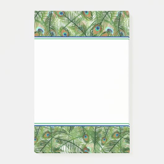 Stellen Sie Notizen für Pfauenfeathers ein (Vorderseite)