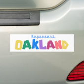 Stellen Sie Oakland dar Autoaufkleber (Auf Auto)