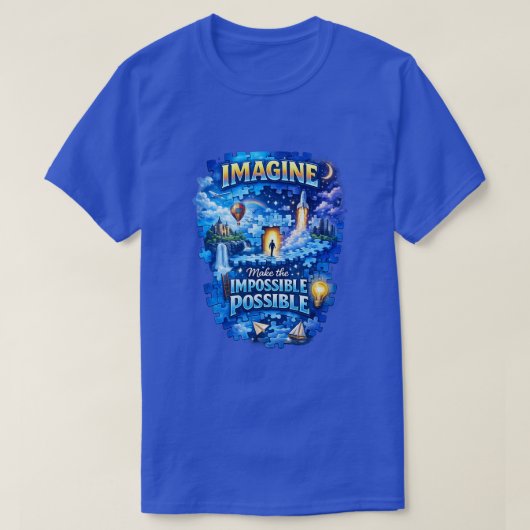 Stellen Sie sich 1L vor T-Shirt (Design vorne)
