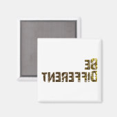 Stellen Sie sich anders heraus Magnet (Vorderseite/Rückseite)