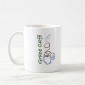Stellen Sie sich Anmut-Café vor Kaffeetasse (Links)