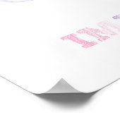 Stellen Sie sich Bernie Sanders 2016 vor - Aquarel Poster (Ecke)