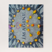 Stellen Sie sich das Memorial in New York vor. Wei Puzzle (Vertikal)