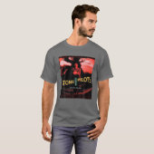 Stellen Sie sich den Mann und die Tempel vor, die  T-Shirt (Vorne ganz)