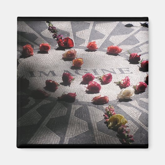 Stellen Sie sich den Mosaic Central Park vor Magnet (Vorne)