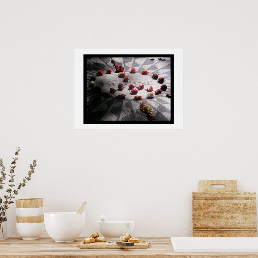 Stellen Sie sich den Mosaic Central Park vor Poster (Küche)