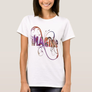 "Stellen Sie sich den T - Shirt von Frauen vor"