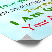 Stellen Sie sich die Augennachweis dieses Whales i Poster (Ecke)