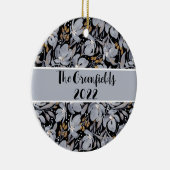 Stellen Sie sich die Blumen individuell anpassbare Keramik Ornament (Rechts)