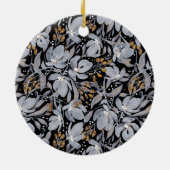 Stellen Sie sich die Blumen individuell anpassbare Keramik Ornament (Hinten)