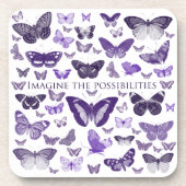 Stellen Sie sich die Möglichkeiten vor Getränkeuntersetzer (Vorderseite)