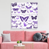 Stellen Sie sich die Möglichkeiten vor Leinwanddruck (Insitu (Wohnzimmer))