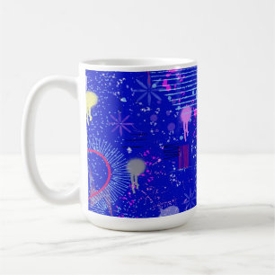 Stellen Sie sich die Sterne vor Kaffeetasse