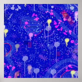 Stellen Sie sich die Sterne vor Poster