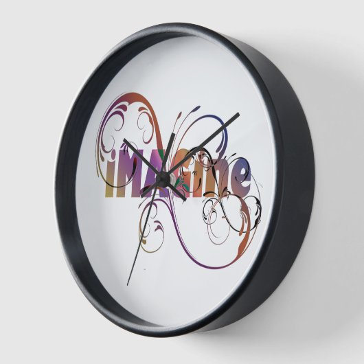 Stellen Sie sich ein inspirierendes Zitat mit farb Uhr (Winkel)