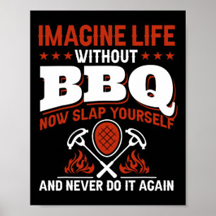 Stellen Sie sich ein Leben ohne Grillen vor, jetzt Poster