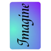 Stellen Sie sich ein Lila Magnet vor (Vertikal)