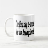 Stellen Sie sich ein Motivierend Angebot vor Kaffeetasse (Links)