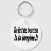 Stellen Sie sich ein Motivierend Angebot vor Schlüsselanhänger (Rückseite)