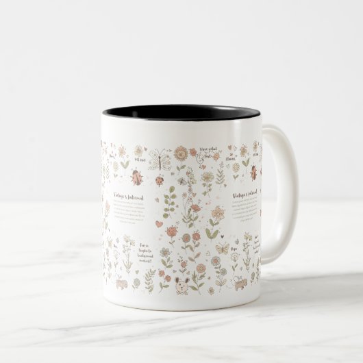 Stellen Sie sich ein Puzzle-Stückchen vor: Wenn Do Zweifarbige Tasse (VorderseiteRechts)