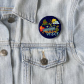 Stellen Sie sich eine Welt im Frieden vor Button (Beispiel)